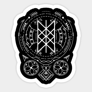 Web of Wyrd | Norse Pagan Symbol Sticker